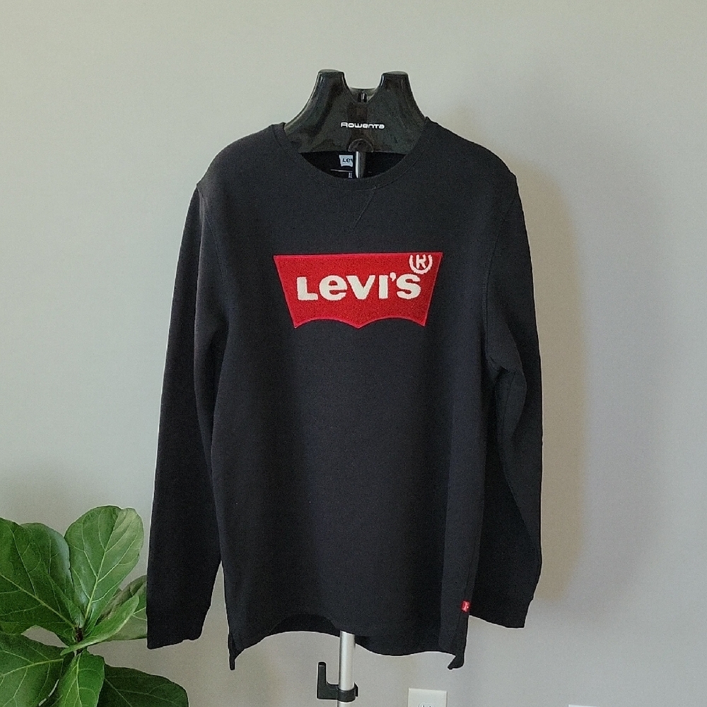 Levi's Black Sweatshirt with Red Logo